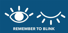 Remember to blink