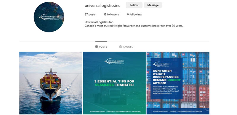 Universal Logistics is on Social Media! - Universal Logistics Universal & YOU Internal Newsletter