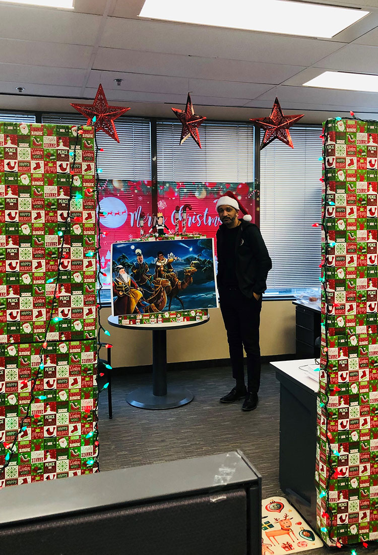 Christmas Wrap-Up - Decorate your Cubicle - Universal Logistics Universal & YOU Internal Newsletter - January 2025