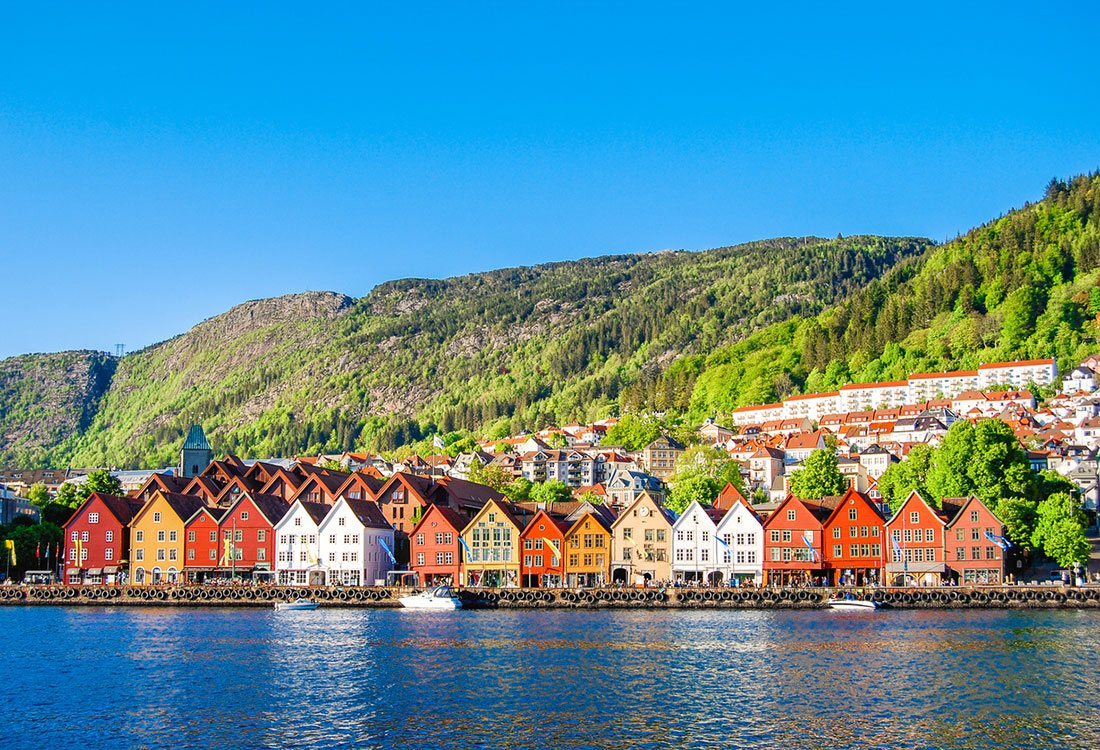 Name the city known for Bryggen Wharf, a UNESCO World Heritage Site - Route Newsletter: June 2024